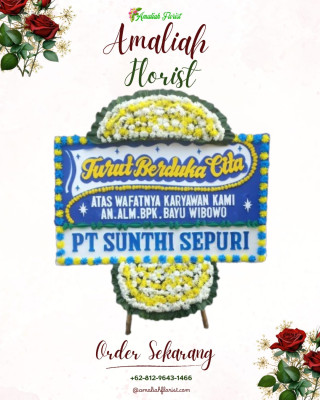 Papan Bunga Duka di Lambitu